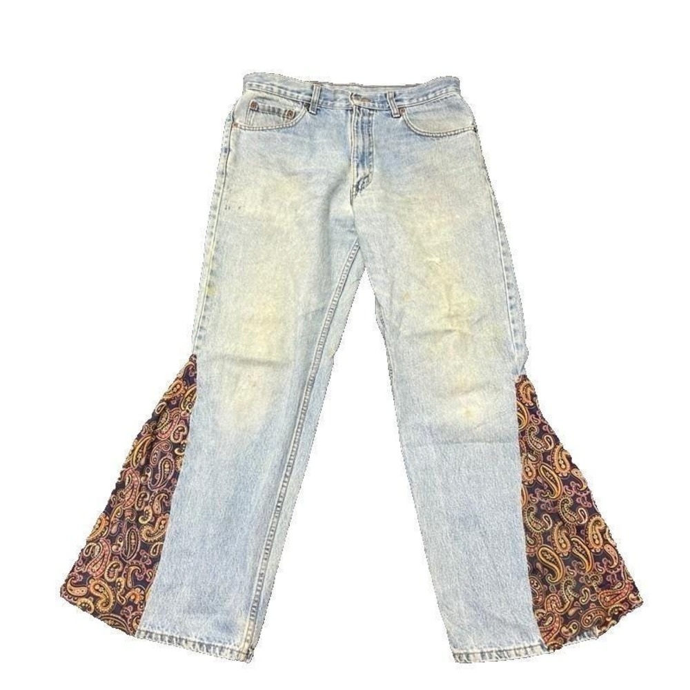 Vintage Levi's 550 Jeans Mens 34x32 Blue 2000s Flared